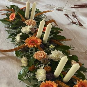 Table centrepiece workshop forever flowers drogheda